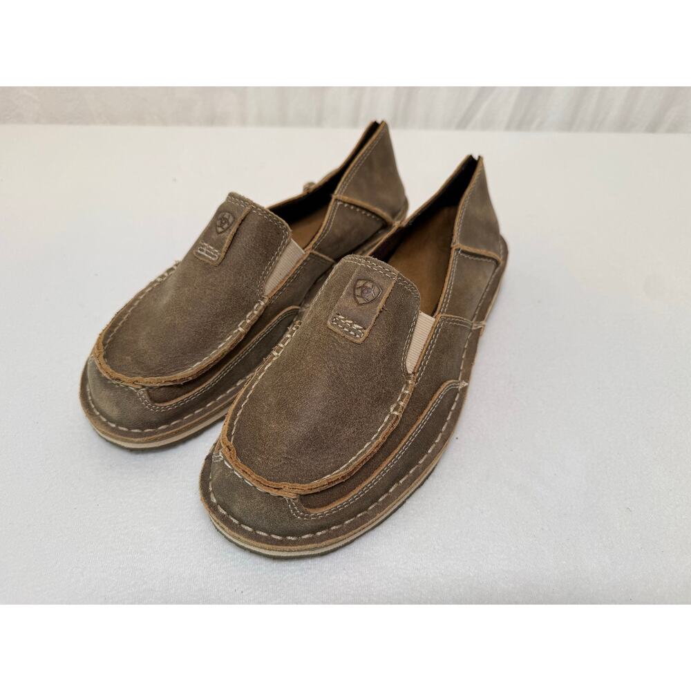 Ariat Women's Cruiser Slip-on, Brown Bomber Leather, Size 10B New!